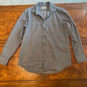 Taylor Stitch x Stetson The Mechanic Shirt in Slate Herringbone